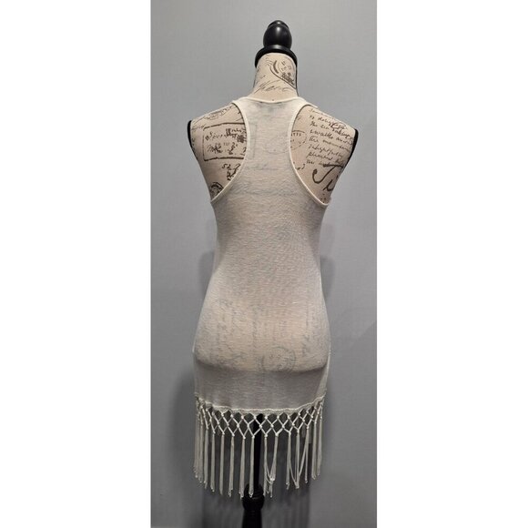 EUC Copper Key Womens Dreamcatcher Fringe Tank TopSz. S - Picture 2 of 6